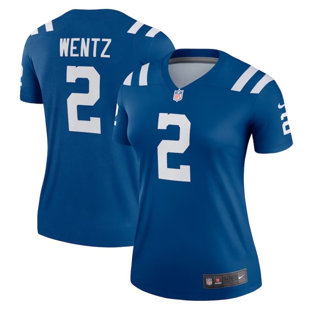 NWT Carson Wentz Indianapolis Colts Nike Women's Legend Jersey - Royal